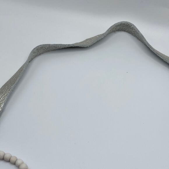 Handmade Regan Allison Wood Bead Necklace - Picture 3 of 3